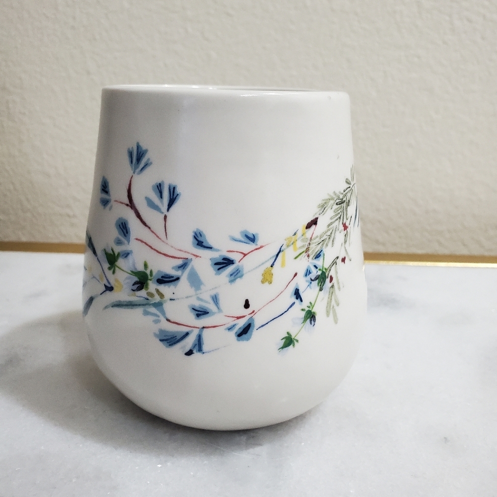 Anthropologie Floral Ceramic Mug - Picture 5 of 8
